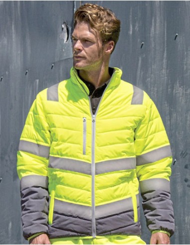 RES-R325M-Mens Soft Padded Safety Jacket
